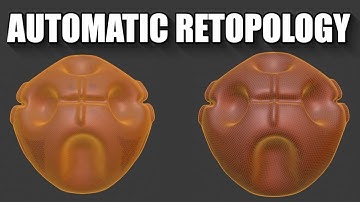 How to automatically retopologize into quads for free (Instant Meshes)
