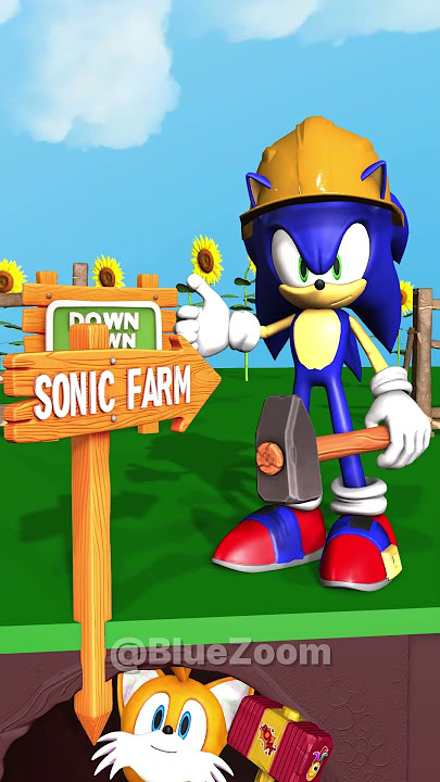 Tails hiding in a hole 🤣🕳️🙈 #animation #shorts #sonic