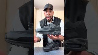 Nike Air Max 90 Recraft Triple Black #nikeairmax #nikeairmax90 #airmax90 #nike