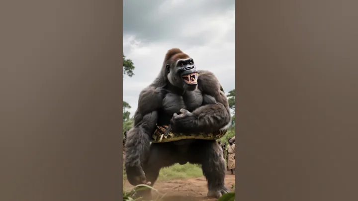 Gorilla vs Giant Python – Epic Jungle Battle Caught on Camera! 🐍🦍 #wildlife #wildlifeentertainment