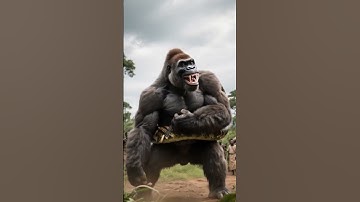 Gorilla vs Giant Python – Epic Jungle Battle Caught on Camera! 🐍🦍 #wildlife #wildlifeentertainment