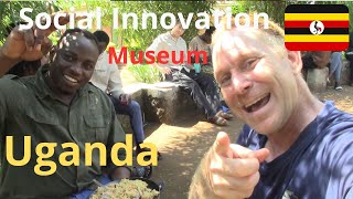 🇺🇬  ECO-HOUSE Building: Recycling Bottles & Tires @ Social Innovation Museum  {Budget Travel UGANDA}