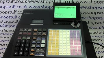 How To Open The Casio SE-C450 / SEC3500 Cash Register Without Registering A Sales Transaction