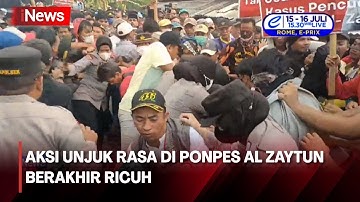 Aksi Unjuk Rasa di Ponpes Al Zaytun Indramayu Berakhir Ricuh