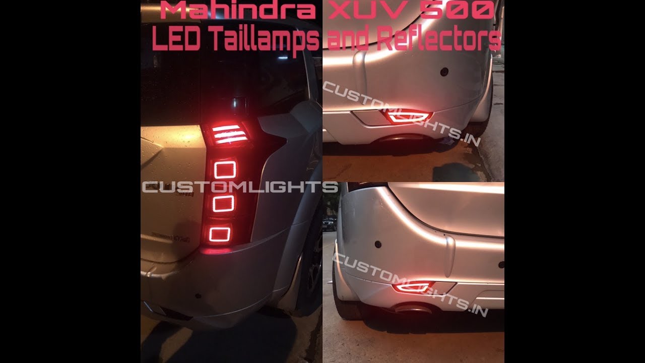 Mahindra XUV 500 LED Taillamps by CUSTOM LIGHTS for price call or