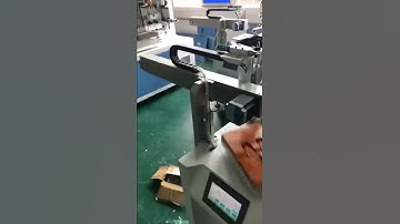 Remote control shell screen printing machine Manipulator unloading screen printing machine