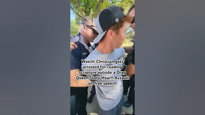 Christian gets arrested for preaching!! #warriorsforchrist #freespeech #lgbtq