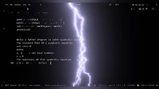 🐍 Python Program #9 | Solve Quadratic Equation | Interview Coding Question 💻