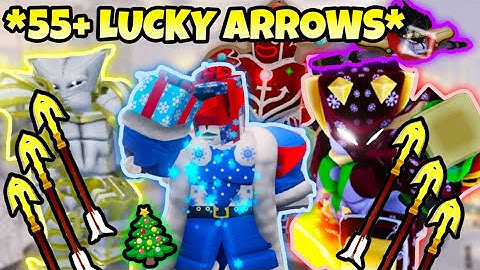 [YBA] Getting NEW Limited X-Mas Skins with *55+ LUCKY ARROWS*...