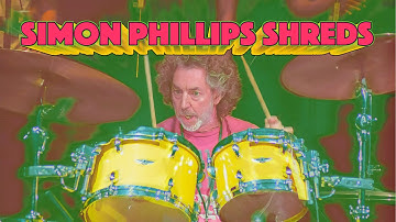 ✨Simon Phillips - SHRED! - Drum Lesson: open-handed playing✨