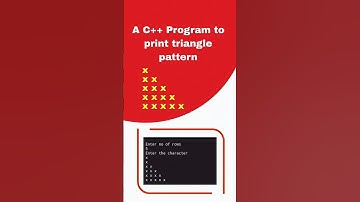 C++ Program to print triangular pattern #itzrafiq #cpp #coding #programming #cprogram #pythontricks