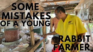 SOME CHALLENGES WITH YOUNG START-UP RABBIT FARMER WITH MR.JAMES SUNNYSIDE RABBITRY || RABBIT FARMING