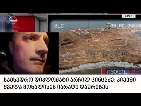 სამხედრო დიპლომატი არჩილ ცინცაძე: კიევში ყველა მოხალისეს იარაღი დაურიგეს