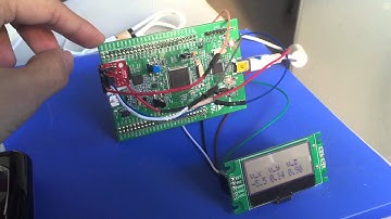 6dof imu sensor data with stm32f4 board & i2c lcd