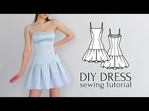 DIY Square Neckline Bodice To Make Trendy Dresses