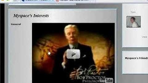 Put Videos (Youtube) onto myspace.