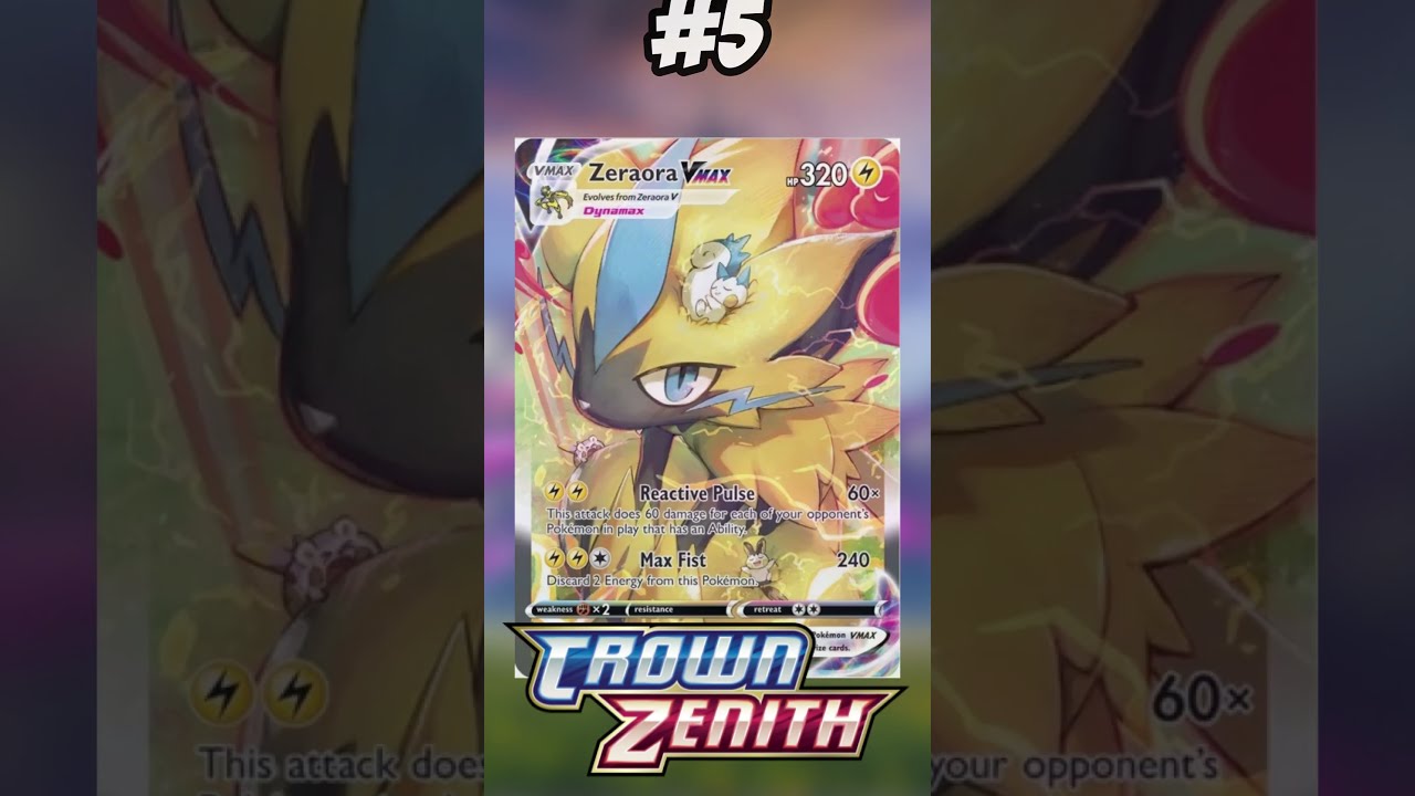 Top 10 Coolest Crown Zenith Pokemon Cards 