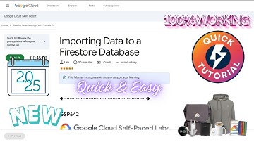 Importing Data to a Firestore Database || GSP642 || Step By Step || #qwiklabs #arcade