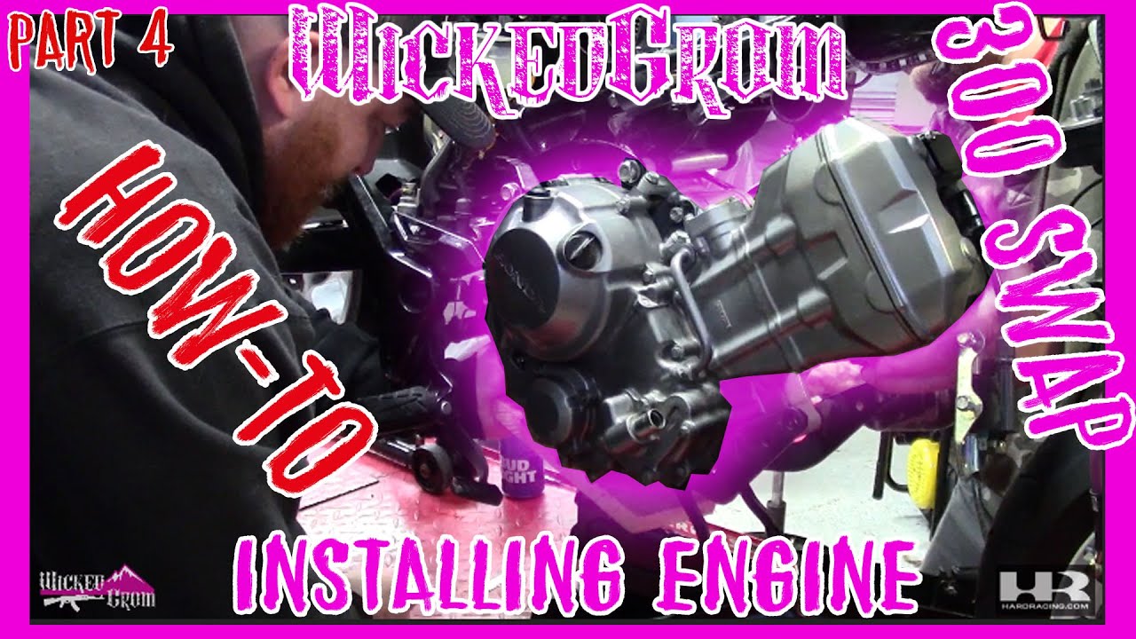 Honda Grom 300 Swap Part 4 Installing 300 Engine Into Grom YouTube