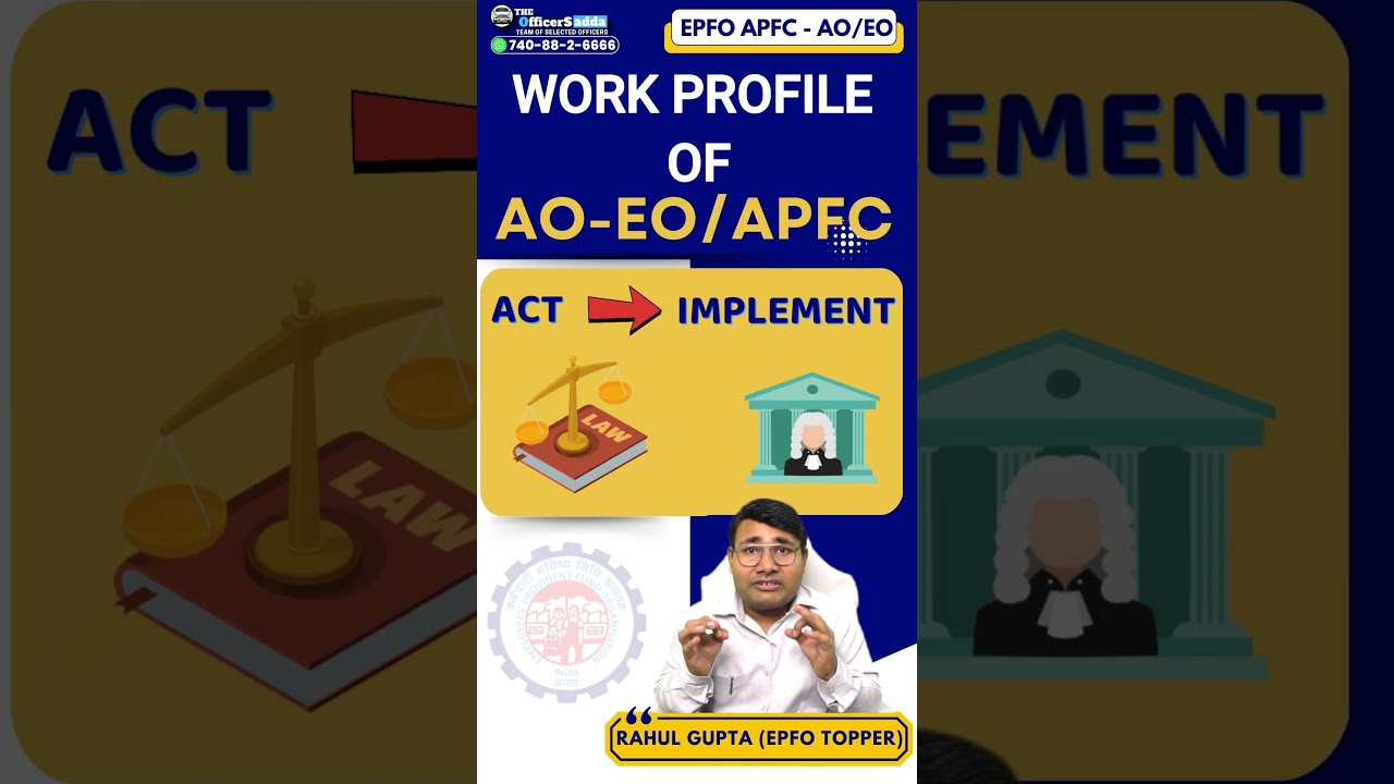 EPFO APFC work profile