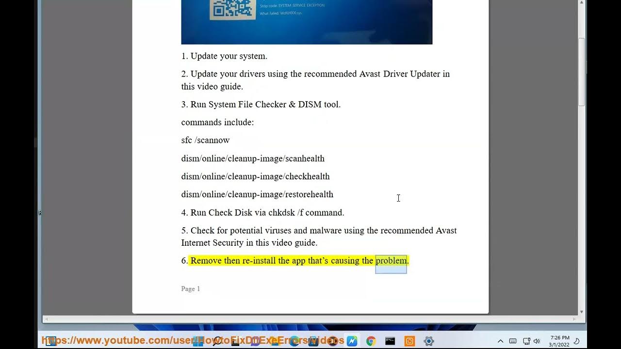 Fix wdf01000 sys blue screen error on windows 11 10 8 7 youtube