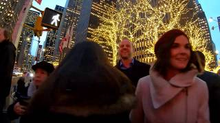 ⁴ᴷ⁶⁰ Walking NYC : Sixth Avenue, Times Square, Broadway Theaters during the Holidays 2018