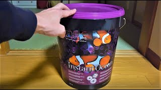 インスタントオーシャンInstant Oceanのバケツタイプ20kgを買ったので開封　バケツの開け方