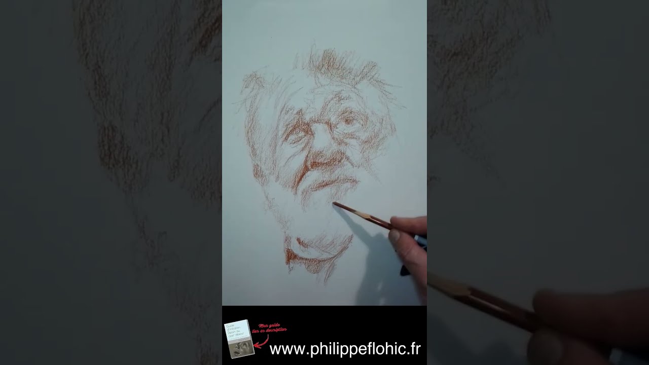Portrait au  clair-obscur ✏️ | Démo rapide en direct