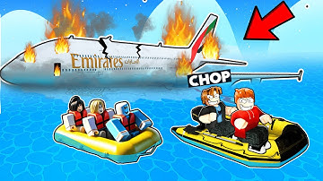 ROBLOX CHOP VS PLANE CRASH! CAN WE SURVIVE THIS INSANE ESCAPE?