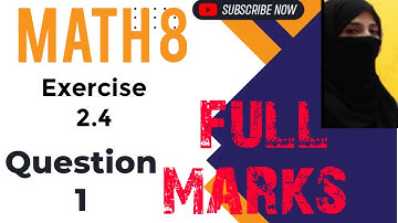 Q1 || Ex 2.4 || Math Class 8 || Real Numbers || Ocean of Knowledge