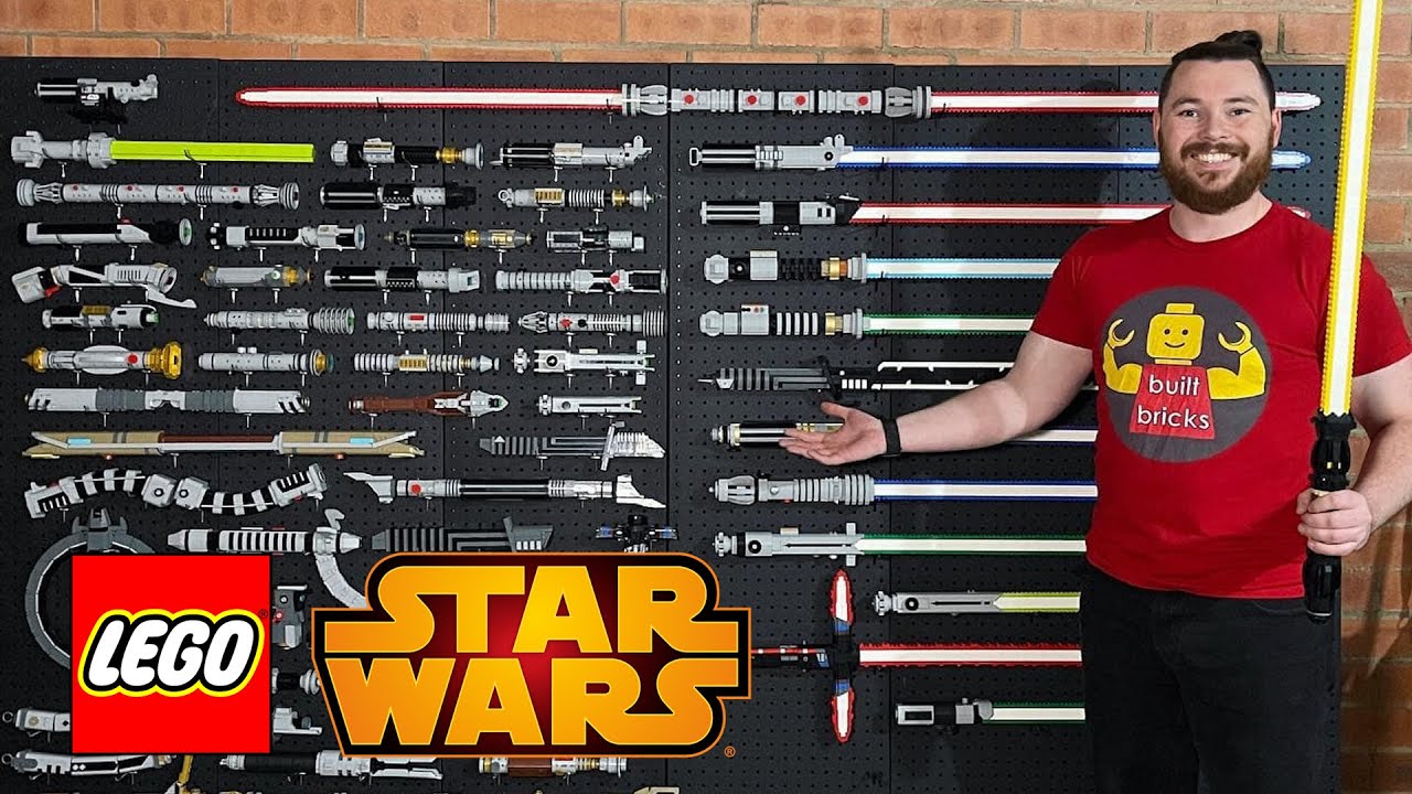 World's Largest Collection of LEGO Lightsabers!