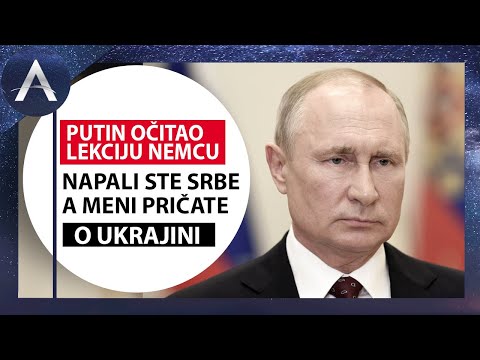 PUTIN OČITAO LEKCIJU NEMCU: NAPALI STE SRBE, A MENI PRIČATE O UKRAJINI