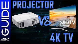 aktivt Hick Ananiver Should You Buy a Projector? - TV vs Projector - YouTube