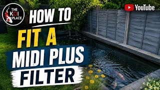 How To 👨🏻‍🔧 Midi Plus Filter Install. Koi pond pump and filter setup. #pondfilter