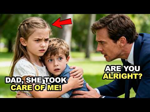 MILLIONAIRE FINDS A POOR GIRL CARING FOR HIS LOST SON IN A PARK — HIS REACTION STUNS