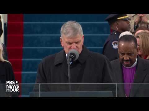 Rev. Franklin Graham offers a prayer at Inauguration Day 2017