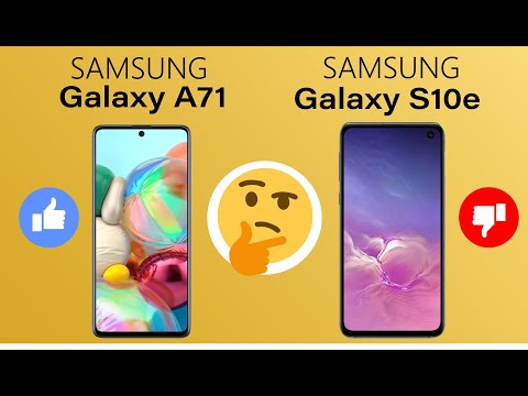 Samsung Galaxy A71 vs Samsung Galaxy S10e