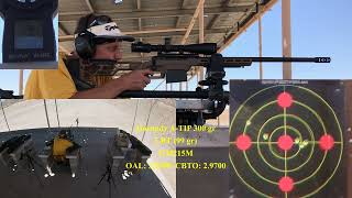 Savage 110 Precision .338 Lapua: 100 Yards - 5/6/22: Handloads Testing