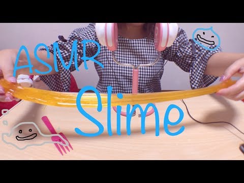 【ASMR/囁き】スライムの音✳︎柔らかスライム✳︎固いスライム✳︎whisper✳︎slimy sounds✳︎