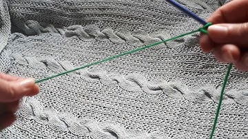 Backwards loop cast on - full video