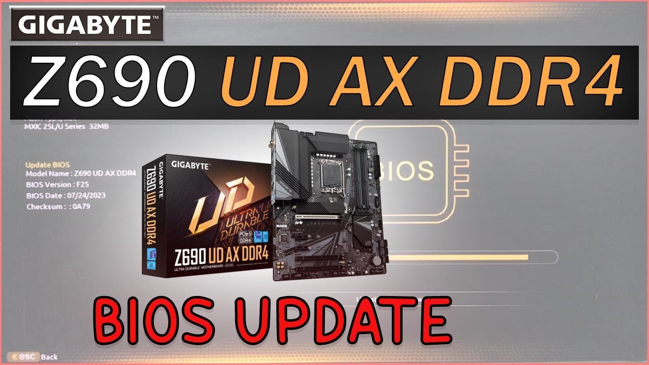 GIGABYTE Z690 UD AX DDR4 BIOS UPDATE YouTube