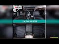 KAHOOL Custom Car Floor Mats For Fiat 500 500C Auto Carpets Foot Coche Accessorie Improved Build