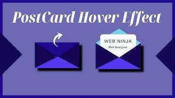 Post Card Animation effect using HTML and CSS