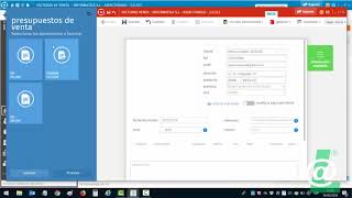 30) Ventas: Facturas III - Facturación de Presupuestos screenshot 1