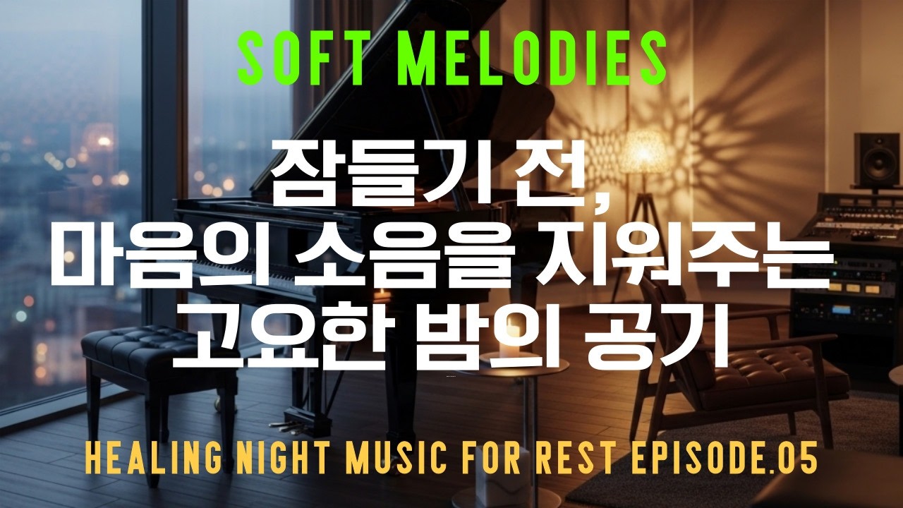 [SOFT MELODIES] 잠들기 전, 마음의 소음을 지워주는 고요한 밤의 공기/Healing Night Music for Rest Episode.05