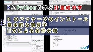 R / Python で計量経済学（と統計学）を学んでみる: 算術演算子・論理演算子・if文などの R の基本的なプログラミング（初心者向け）