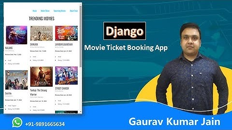 Movie Tickets Booking App in Django