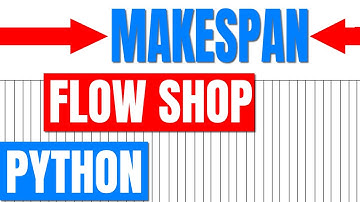 Makespan en Flow Shop | Programación de la Producción con Python