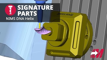 How to Finish Machine the NIMS Multiaxis Machining Challenge Series Part - DNA Helix