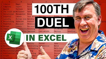 Excel - Two-Way Approximate Match Lookup and Highlight Matching Cell - Duel 100 - Episode 1525
